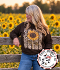 Every Occasion Fall Sunflower Crewneck Sweatshirt or T-shirt