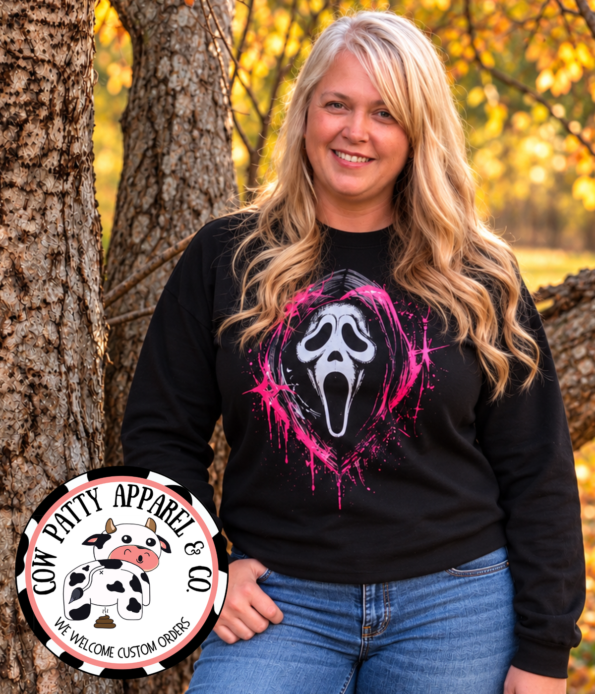 Halloween Scream Crewneck or T-shirt