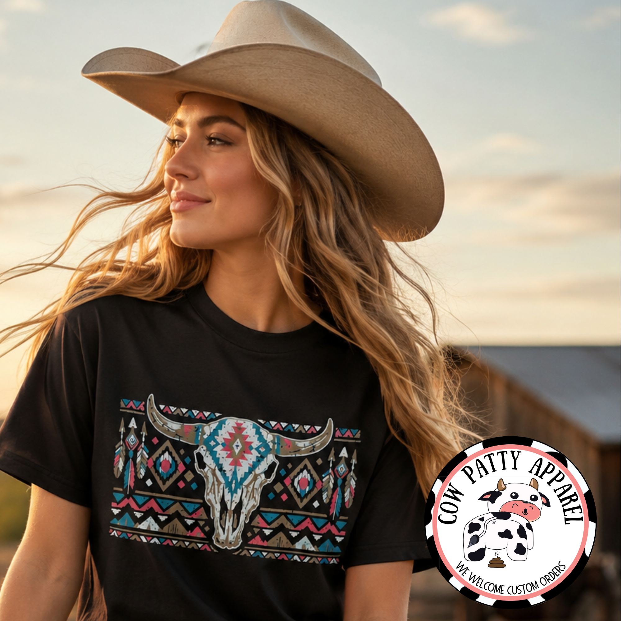Trendy Aztec Chocolate Tee