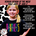 School Spirit Shirt of the Week July 27th-August 2, 2026